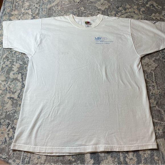 Fruit of the Loom x ENRON White Short Sleeve Tee - Picture 1 of 4